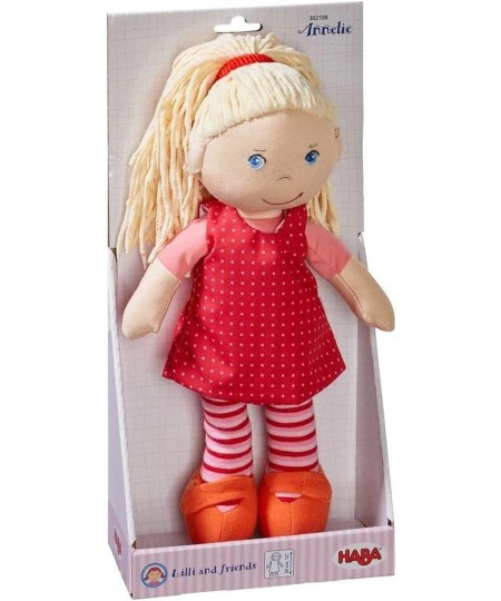 Annelie 12" Soft Doll with Blonde Hair and Blue Eyes $71.78 - Dolls