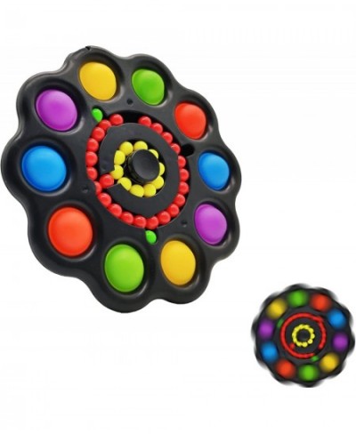 Flower Fidget Toy Bubble Magic Dish Toys Sensory Dimple Digit Fidget Toy for Kids Adults Anxiety Autism Toy Black $21.18 - Fi...