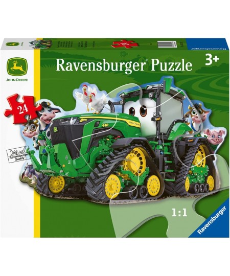 John Deere Tractor 24 Piece Shaped Floor Jigsaw Puzzle for Kids - 05172 - Every Piece is Unique Pieces Fit Together Perfectly...