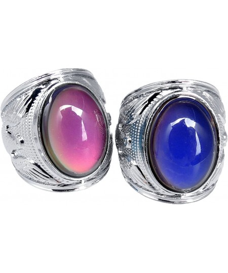 Mood Rings King of Eagle Color Change Emotional Feeling Endless Rainbow with Box $17.38 - Kids' Dress-Up Accessories