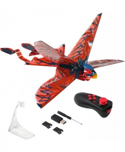 Go Go Bird - Red - Remote Control Flying Toy - Looks and Flies Like A Real Bird - Great Starting RC Toy for Boys and Girls (F...