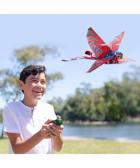 Go Go Bird - Red - Remote Control Flying Toy - Looks and Flies Like A Real Bird - Great Starting RC Toy for Boys and Girls (F...