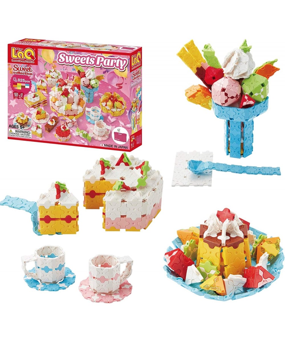 Sweet Collection Sweets Party | 825 Pieces | 15 Models | Age 5+ | Creative Educational Construction Toy Block | Made in Japan...