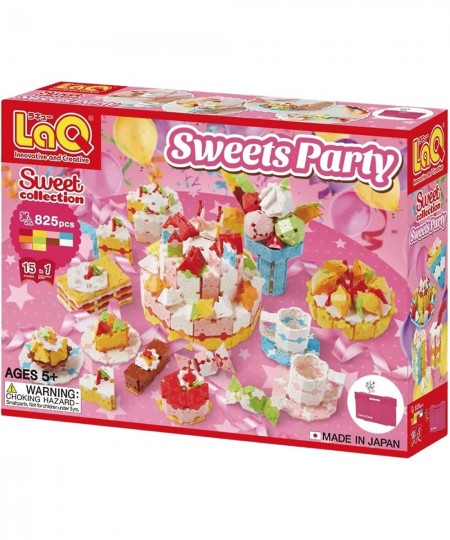 Sweet Collection Sweets Party | 825 Pieces | 15 Models | Age 5+ | Creative Educational Construction Toy Block | Made in Japan...