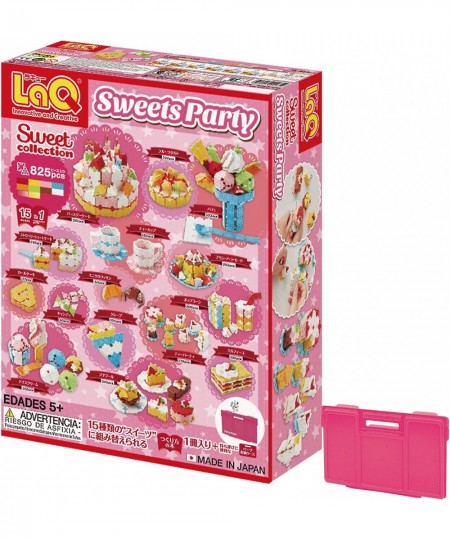 Sweet Collection Sweets Party | 825 Pieces | 15 Models | Age 5+ | Creative Educational Construction Toy Block | Made in Japan...