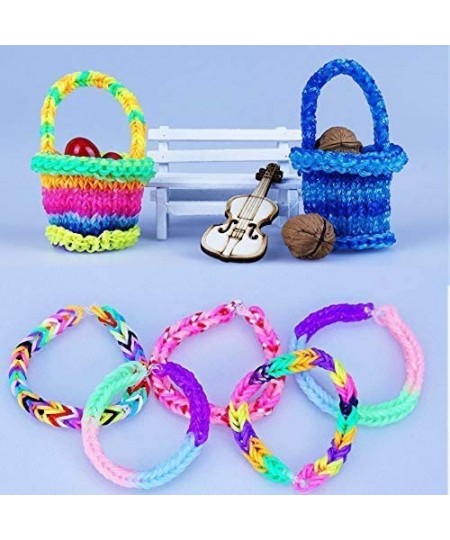 TUEPULL Colorful Rubber Band Bracelet Loom Refill Kit for Kids with Storage Case Box 10800+ pcs $33.41 - Craft Kits