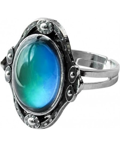 Mood Rings Antique Gem Changing Color Emotional Feeling Finger Ring with Box $15.79 - Kids' Dress-Up Accessories