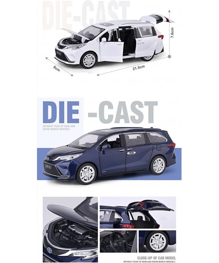 for Toyota Sienna 1:24 Alloy MPV Car Model Diecast Metal Simulation Kids Toy Gift Collection (Color : C) $49.71 - Kids' Play ...