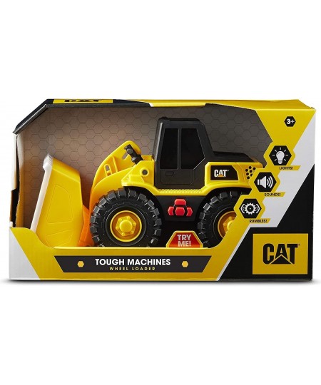 CAT(R) Construction Tough Machines Toy Wheel Loader with Lights & Sounds Yellow $26.60 - Play Figure Vehicles