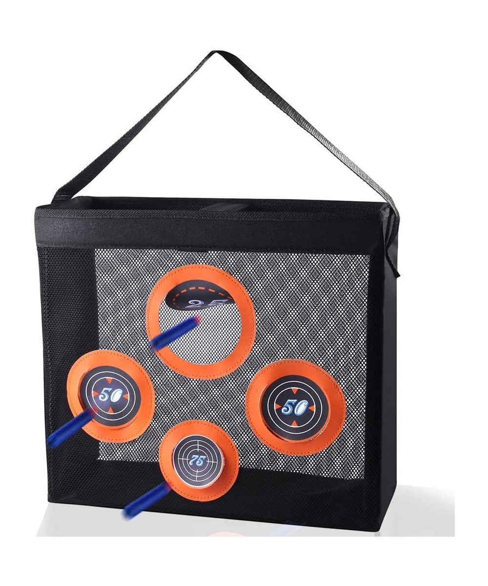 Portable Shooting Practice Target Toy Storage Mesh Bag Compatible with Nerf Darts for Kids 6+ $21.81 - Toy Foam Blasters & Guns