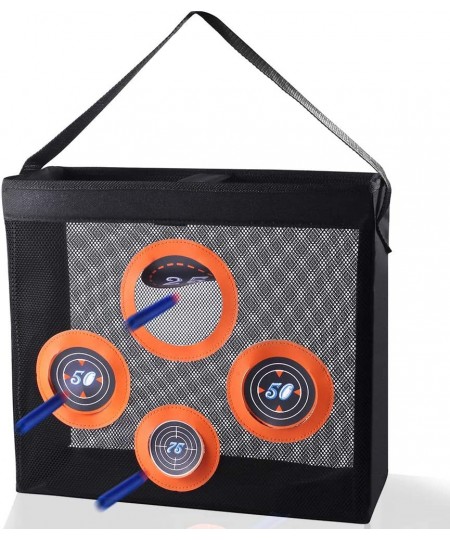 Portable Shooting Practice Target Toy Storage Mesh Bag Compatible with Nerf Darts for Kids 6+ $21.81 - Toy Foam Blasters & Guns