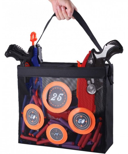 Portable Shooting Practice Target Toy Storage Mesh Bag Compatible with Nerf Darts for Kids 6+ $21.81 - Toy Foam Blasters & Guns