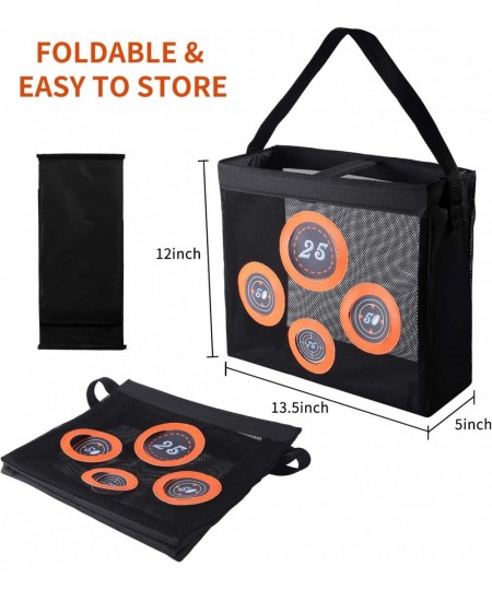 Portable Shooting Practice Target Toy Storage Mesh Bag Compatible with Nerf Darts for Kids 6+ $21.81 - Toy Foam Blasters & Guns