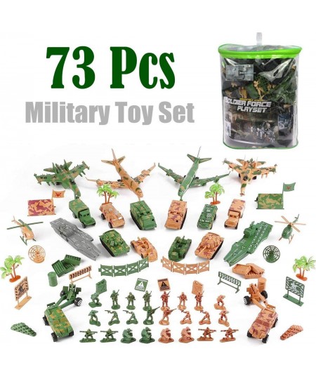 Military Air Force Navy Deluxe Action Figures Army Men Soldiers Playset with Scaled Vehicles (73 pcs) $41.31 - Play Figure Pl...