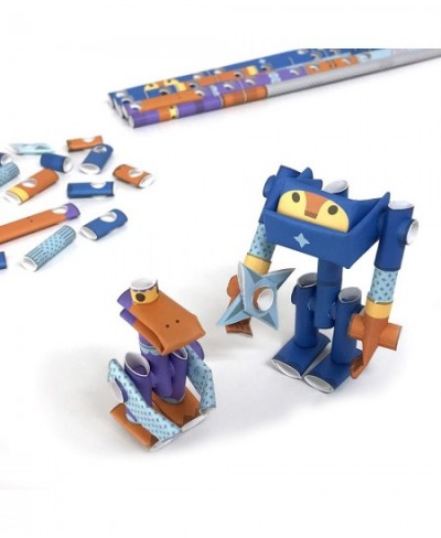 Smoke & Bill Ninja Mates - Japanese 3D Paper Puzzle DIY Robot kit for Kids and Origami Kit for Adults $38.77 - Craft Kits