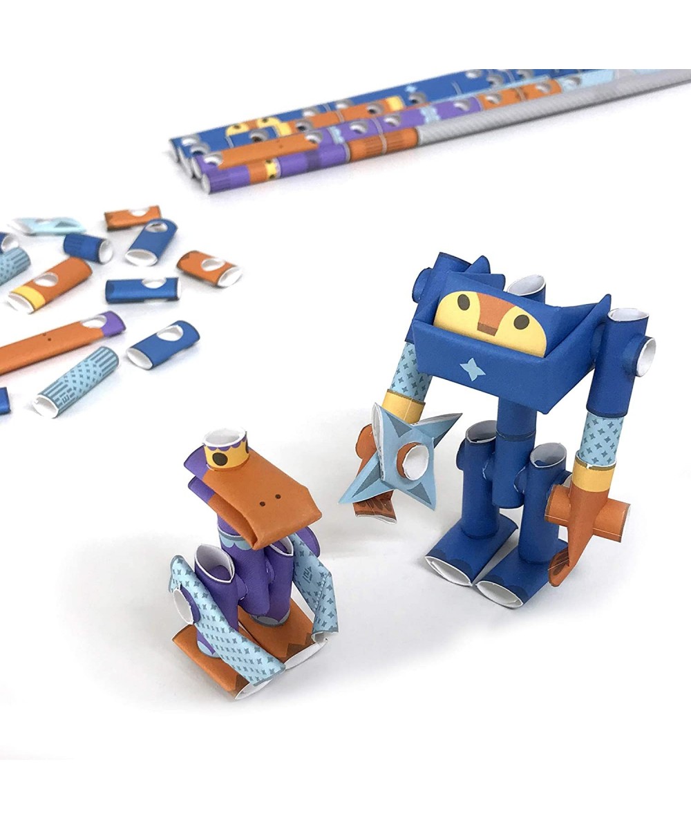 Smoke & Bill Ninja Mates - Japanese 3D Paper Puzzle DIY Robot kit for Kids and Origami Kit for Adults $38.77 - Craft Kits