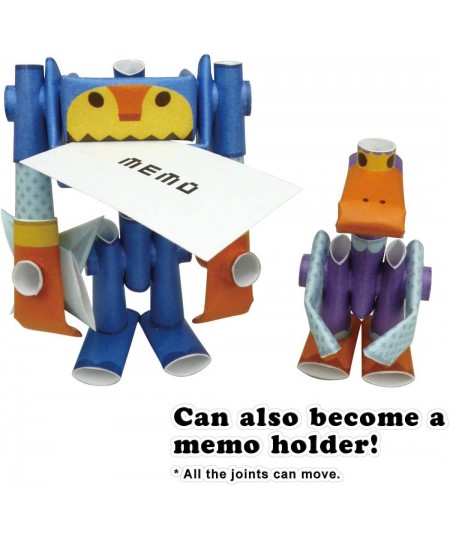 Smoke & Bill Ninja Mates - Japanese 3D Paper Puzzle DIY Robot kit for Kids and Origami Kit for Adults $38.77 - Craft Kits