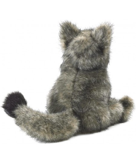 Small Coyote Hand Puppet Gray White Black $36.46 - Hand Puppets