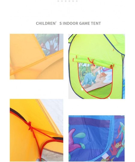 Zoo Kids Play Tent Indoor and Outdoor Play Games Tent Toddlers Pop-up Tent with Mesh Windows Foldable Play Tent for Boys and ...