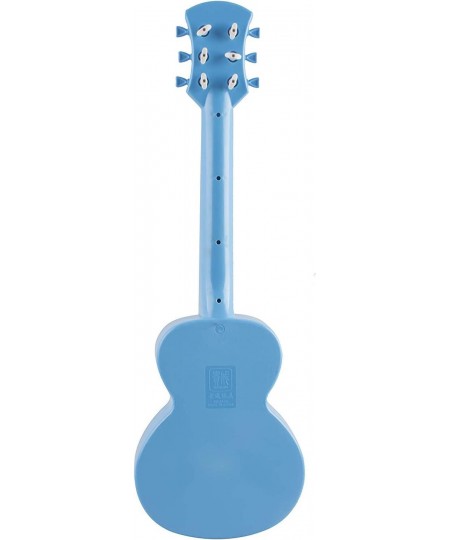 Toy Guitar 6 Metal String Acoustic Kids 26” Ukulele With Guitar Pick Rock Star Toy Musical Instrument Vibrant Sound And Blue ...