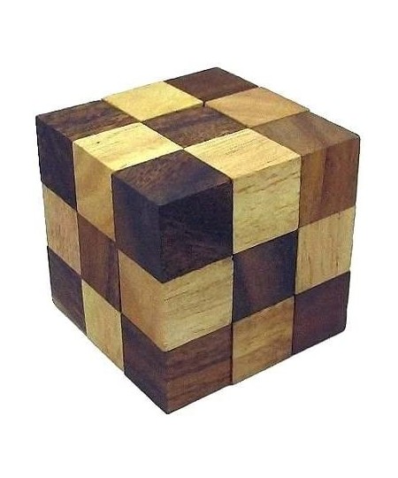 6 Wooden Puzzle Gift Set in A Wood Box - 3D Unique IQ Puzzles $50.46 - Brain Teaser Puzzles