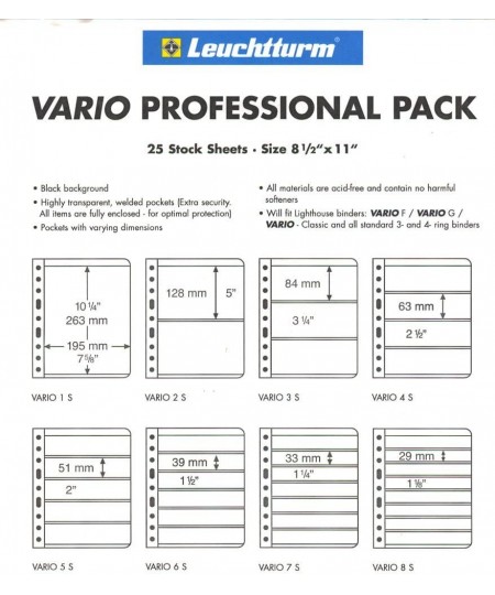 25 VARIO 6S pages $37.67 - Collectible Postage Stamps