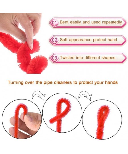 100pcs Pipe Cleaners Chenille Stems for DIY Art Supplies Craft Projects 6mmx30cm Christmas Pipe Cleaners Decoration Brown $20...