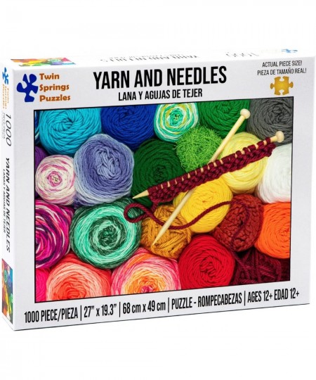 Yarn and Needles | Twin Springs Puzzles 1000 Piece Jigsaw Puzzle $22.59 - Jigsaw Puzzles