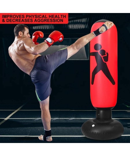 Christmas Inflatable Punching Bag for Kids Boxing Bag for Kids and Adults Kids Punching Bag with Stand Bounce Back Free Stand...