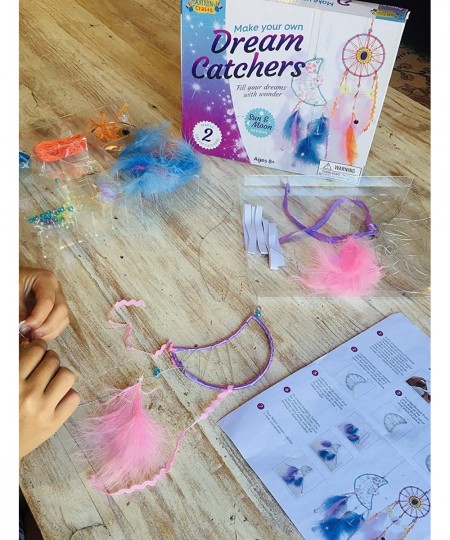 Dream Catcher Kit - Craft Kit - Makes 2 Dream Catchers - Craft for Girls Age 8 - Teen $29.02 - Craft Kits