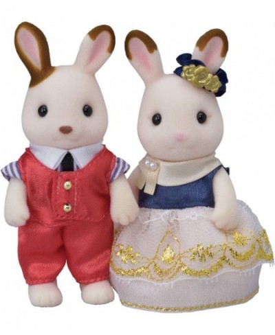 Town Series Cute Couple Set Set of 2 Collectible Doll Figures with Fashion and Floral Accessories $40.47 - Doll Playsets