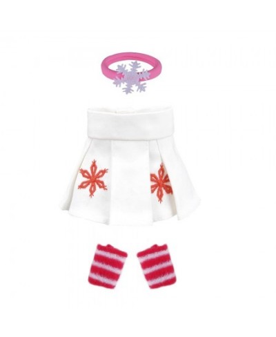 Santa Clothing for elf (White Embroidered Skirt) $17.34 - Doll Accessories