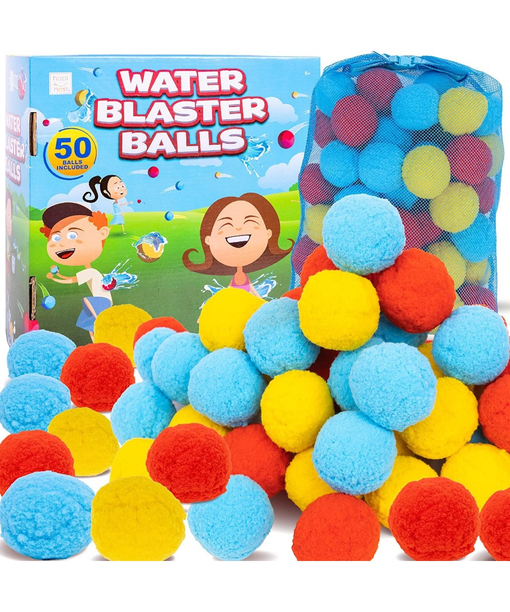 Reusable Water Soaker Balls Outdoor Toys and Games for Kids and Teens Boys and Girls - Summer Activities for Pool and Backyar...