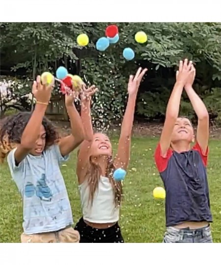 Reusable Water Soaker Balls Outdoor Toys and Games for Kids and Teens Boys and Girls - Summer Activities for Pool and Backyar...