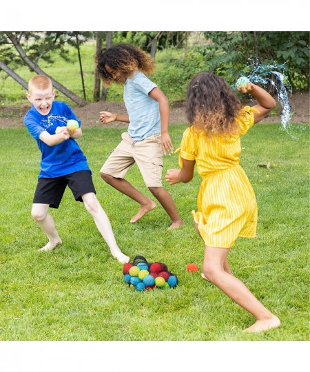 Reusable Water Soaker Balls Outdoor Toys and Games for Kids and Teens Boys and Girls - Summer Activities for Pool and Backyar...