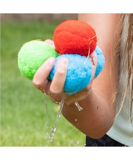 Reusable Water Soaker Balls Outdoor Toys and Games for Kids and Teens Boys and Girls - Summer Activities for Pool and Backyar...