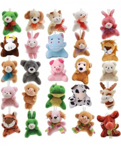 Mini Plush Animals Bulk 25 Pack Small Stuffed Animal Toy Set Goodie Bag Fillers Easter Egg Basket Stuffers Party Favor Prize ...