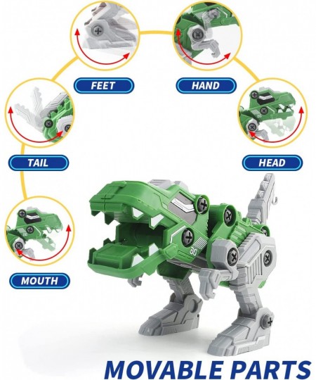 Take Apart Dinosaur Toys for Kids 3-5 5-7 2-in-1 Transforming Dinosaur Car Toys STEM Construction Building Kids Toys Gifts fo...