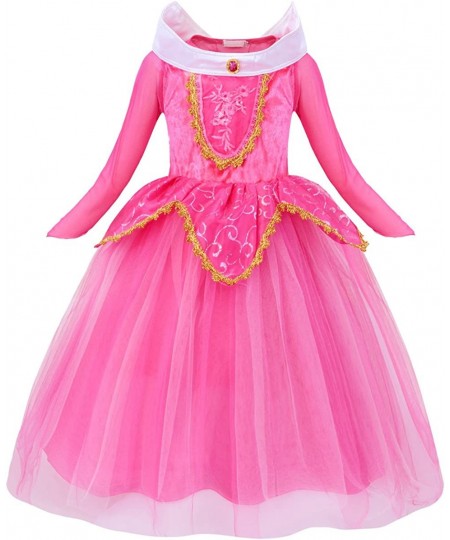 Princess Aurora Girls Costume Dress With Accessory For Halloween Birthday Dress Up Sleep Over Party $45.45 - Kids' Costumes