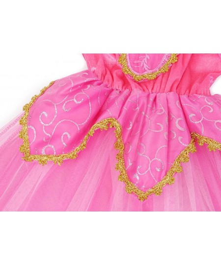 Princess Aurora Girls Costume Dress With Accessory For Halloween Birthday Dress Up Sleep Over Party $45.45 - Kids' Costumes