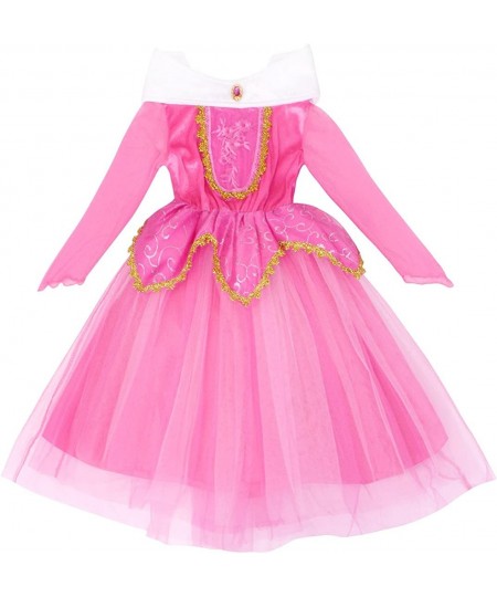 Princess Aurora Girls Costume Dress With Accessory For Halloween Birthday Dress Up Sleep Over Party $45.45 - Kids' Costumes