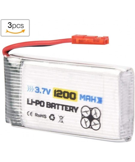 RC LiPo Battery ENGPOW 3.7V 1200mAh Rechargeable LiPo Battery with JST Plug RC Accessory Part(3pc) $22.90 - Hobby Remote & Ap...