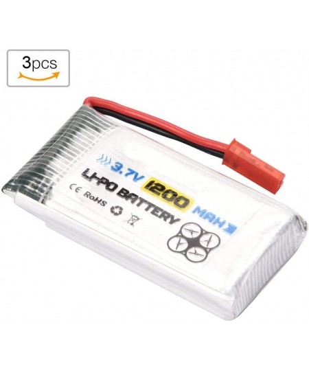 RC LiPo Battery ENGPOW 3.7V 1200mAh Rechargeable LiPo Battery with JST Plug RC Accessory Part(3pc) $22.90 - Hobby Remote & Ap...