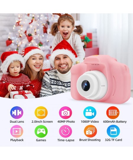 Upgrade Kids Camera Gifts for Boys and Girls of Age 3-9 1080P HD Digital Video Cameras for Toddler 20M high -Definition Digit...