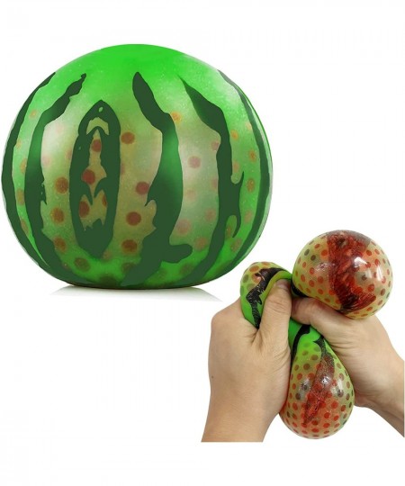 Giant Watermelon Stress Balls for Kids - Large Stress Ball Fidget Toys Jumbo Squishy Stress Ball Relief Sensory Toy Big Squee...