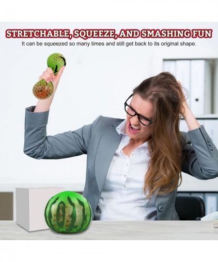 Giant Watermelon Stress Balls for Kids - Large Stress Ball Fidget Toys Jumbo Squishy Stress Ball Relief Sensory Toy Big Squee...