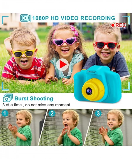 Kids Camera Boys Toy - Camera for Kids Boys Birthday Gifts 3 4 5 6 7 8 9 Year Old Children Toy Toddler Video Digital Camcorde...