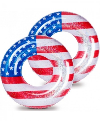 Inflatable Pool Float Tube Cool USA Flag Design Water Swimming Ring Kids Floaties Inflatable Tube Pool Tubes Water Swimming R...