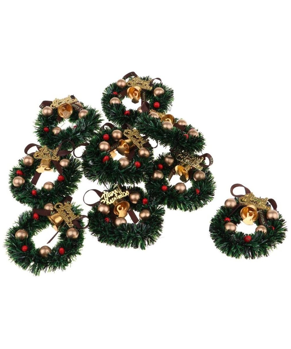 Pack of 10 Miniature Garland Ornaments for Dollhouse Garden Tree Embellishments $20.83 - Dollhouse Accessories