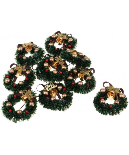 Pack of 10 Miniature Garland Ornaments for Dollhouse Garden Tree Embellishments $20.83 - Dollhouse Accessories